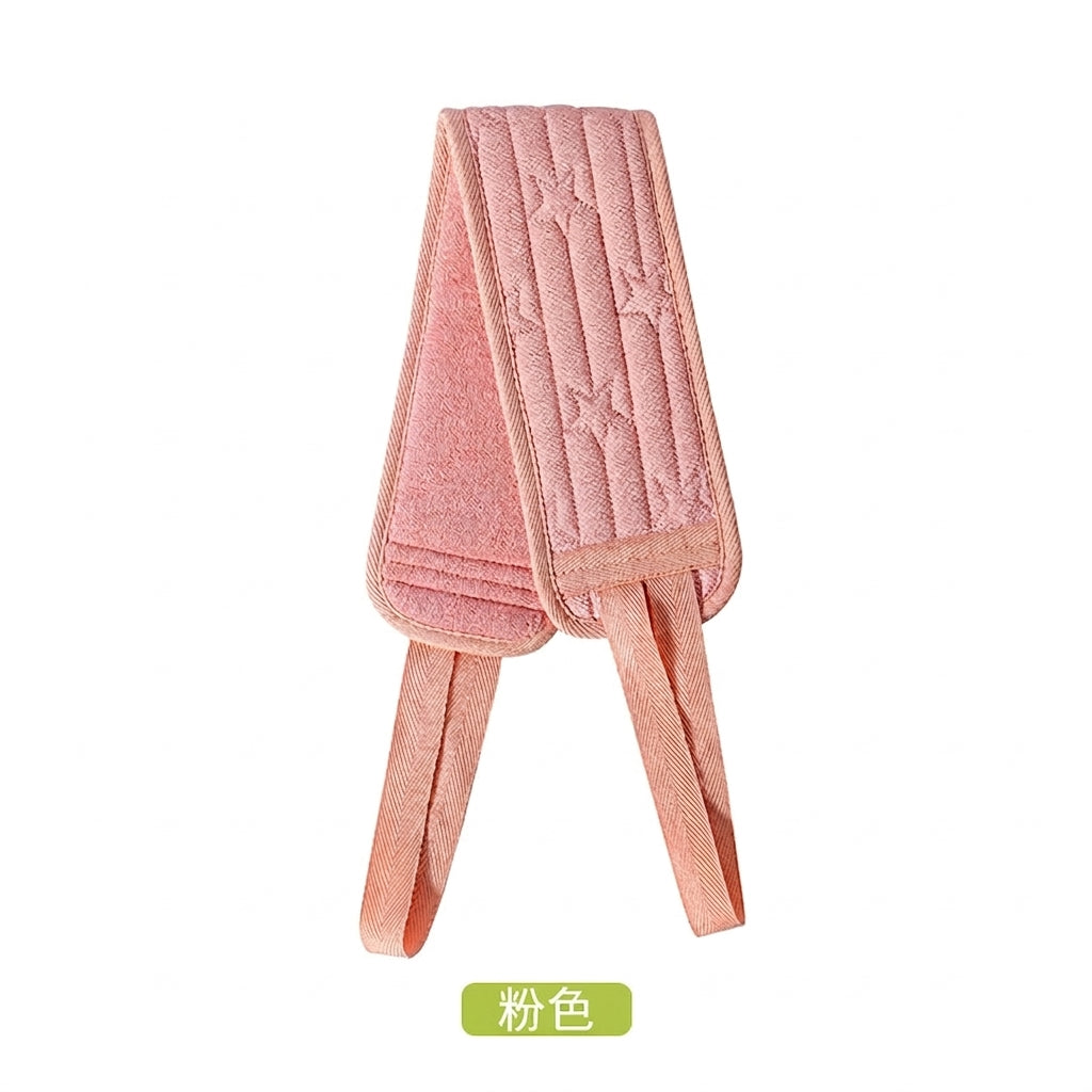五星級搓澡拉背巾